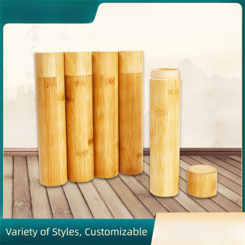 bamboo packaging tubes can be used to hold tea, slender tableware, toothbrushes, toothpaste, etc bamboo packaging tubes can be used to hold tea, slender tableware, toothbrushes, toothpaste, etc