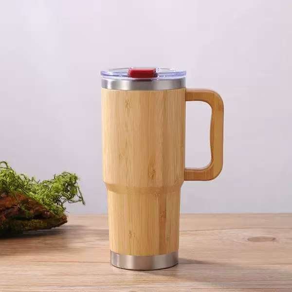 bamboo shell coffee cup, water cup, vacuum insulated cup bamboo shell coffee cup, water cup, vacuum insulated cup