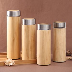 bamboo shell coffee cup, water cup, vacuum insulated cup