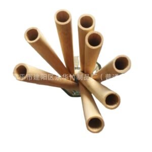 Home bamboo straw carbonized, mold resistant, healthy, biodegradable