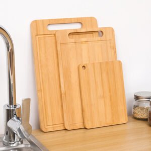 full bamboo household double sided bamboo cutting board anti mold vertical kitchen cutting board
