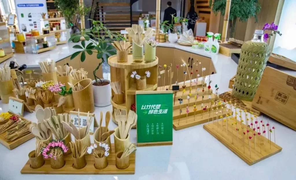 竹产品集中展示