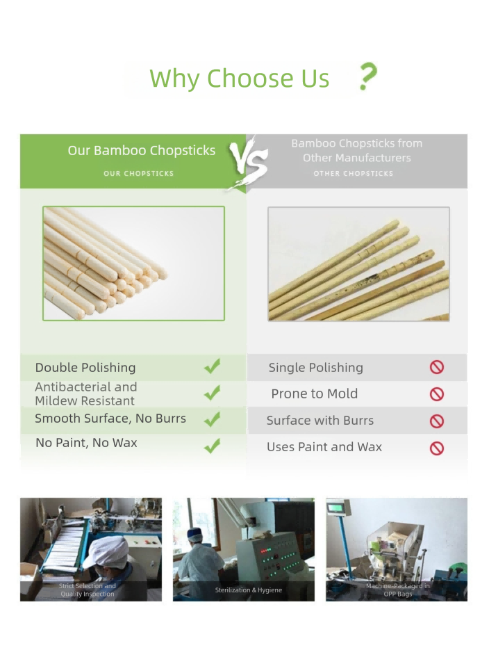 disposable bamboo chopsticks manufacturer, twin chopsticks, sky cutting chopsticks, round chopsticks