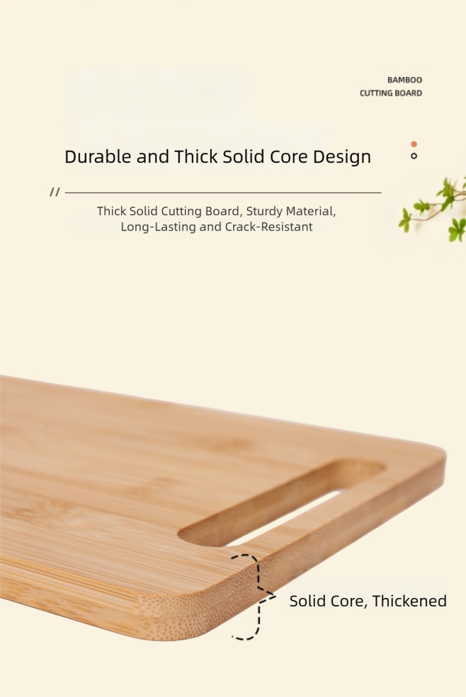 full bamboo household double sided bamboo cutting board anti mold vertical kitchen cutting board